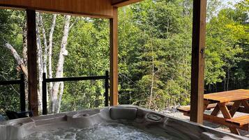 Idromassaggio all'aperto