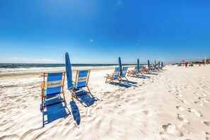 On the beach