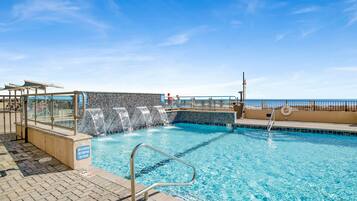 Indoor pool, a heated pool