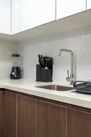 Microwave, coffee/tea maker