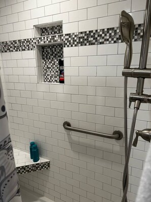 Towels, soap, toilet paper