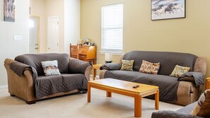 Smart TV, books, stereo, computer monitors