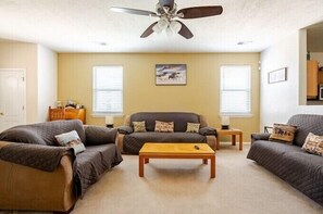 Smart TV, books, stereo, computer monitors