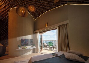 Chambre Double Luxe, balcon, vue vallée