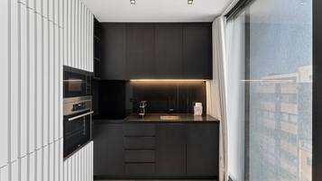 Refrigerador, microondas, horno y lavavajillas