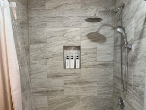 Towels, soap, toilet paper