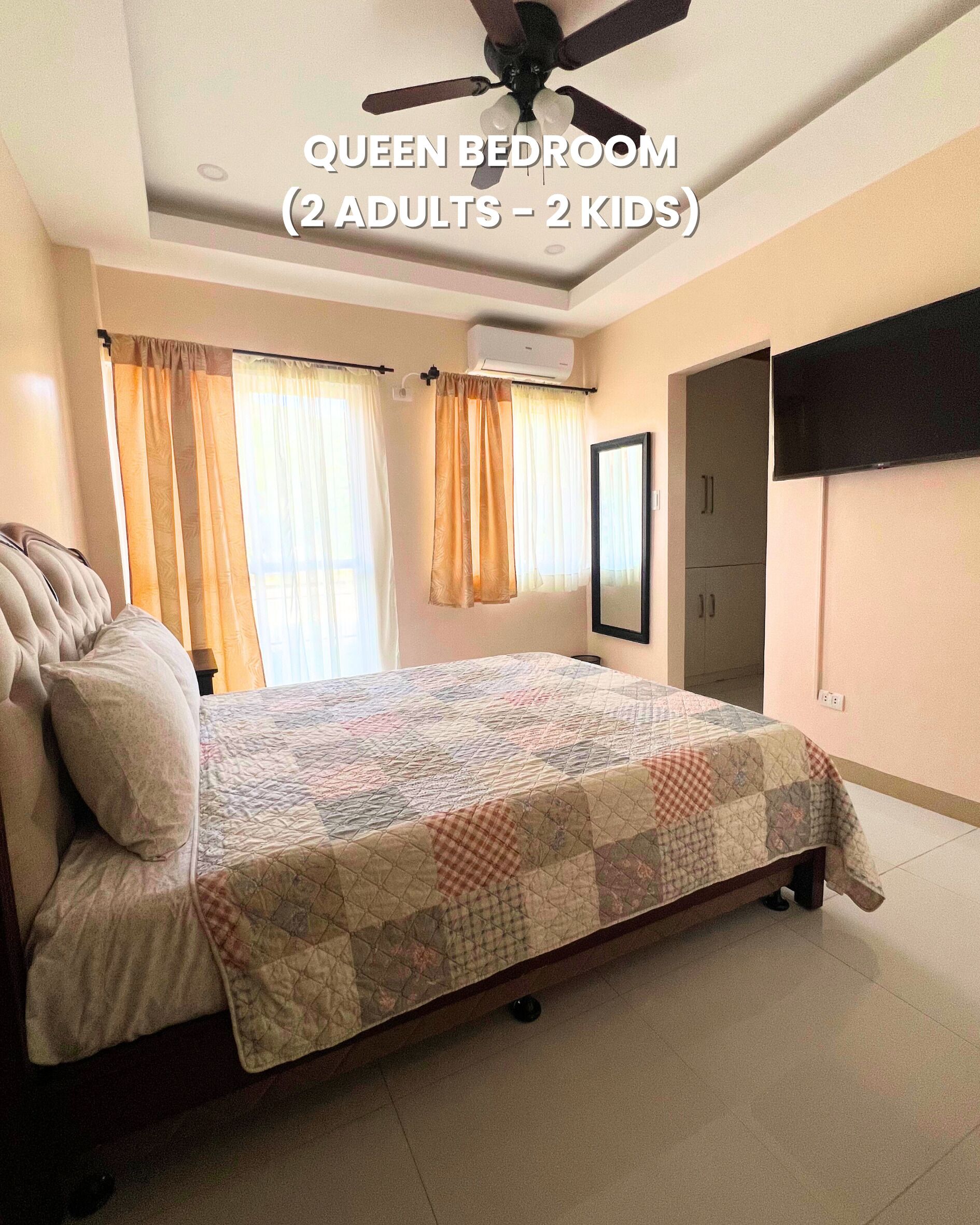 4 habitaciones, escritorio, wifi gratis y ropa de cama 