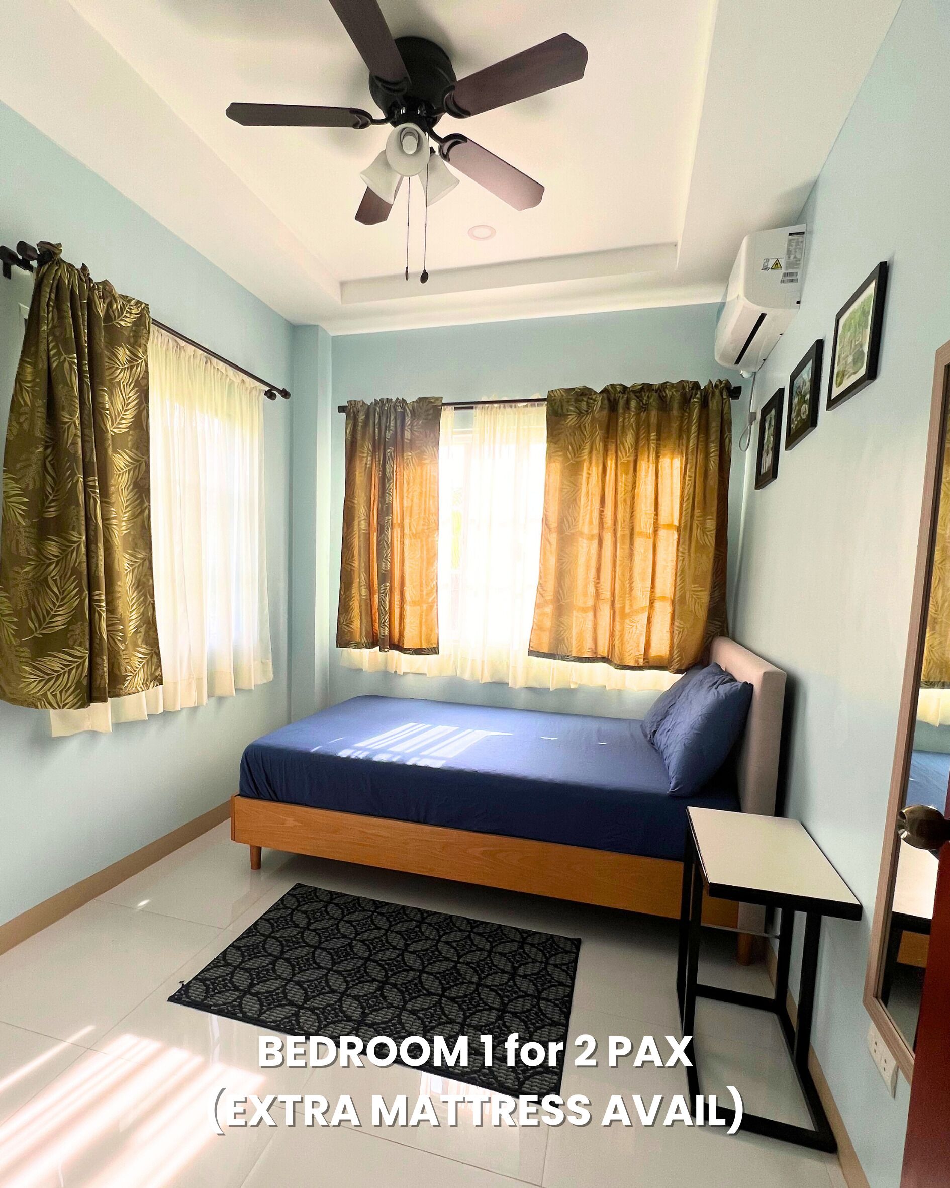 4 bedrooms, desk, free WiFi, bed sheets