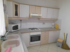 Microwave, oven, stovetop