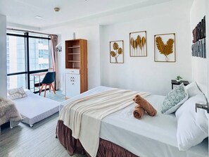 1 bedroom, WiFi, bed sheets, wheelchair access