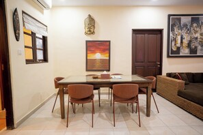 Dining - Papaya Villa.   Spacious Sanur villa with pool, close to everything (Bali)
