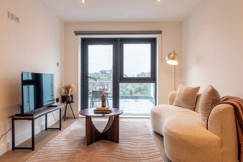 Luxury penthouse city centre apartment with large terrace