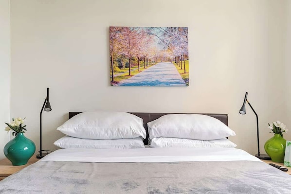 2 bedrooms, iron/ironing board, travel crib, free WiFi