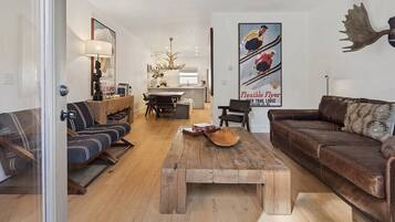 Smart-tv en een open haard