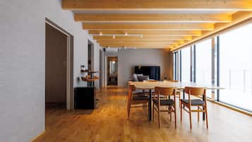 Villa, Balcony, Beach View | In-room dining