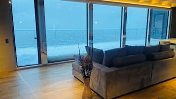 Villa, Balcony, Beach View | Living area | Smart TV