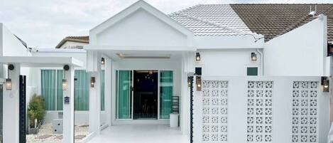 Façade de l’hébergement