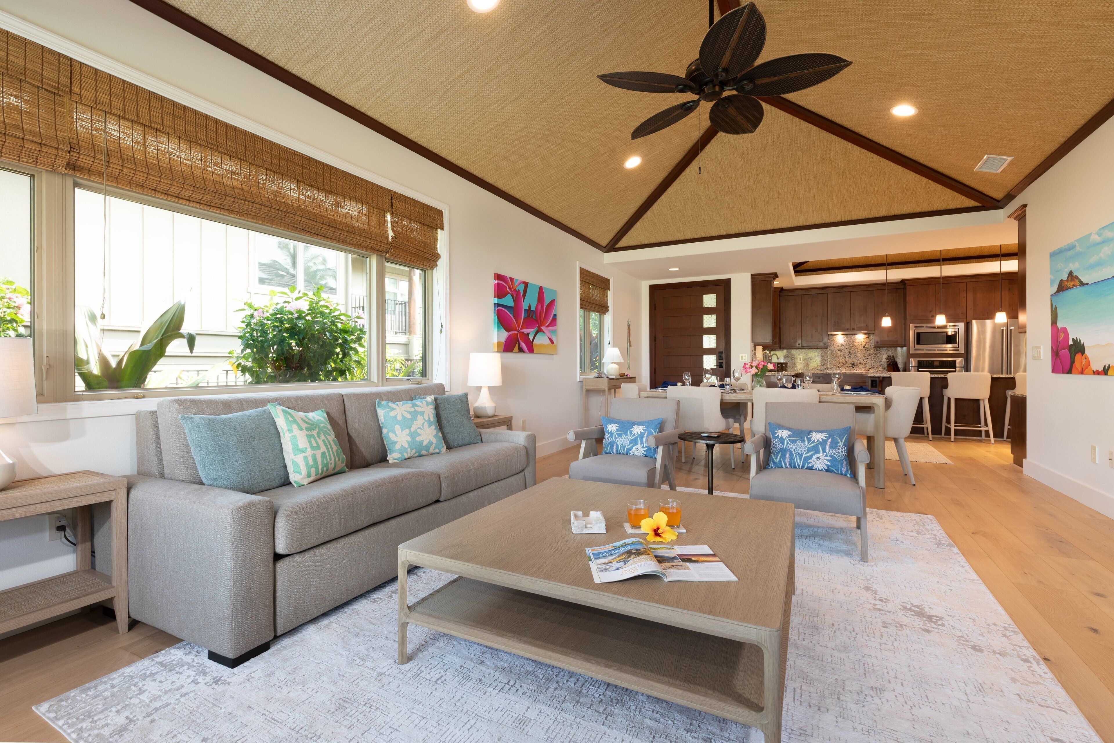 TV, table tennis, books, music library