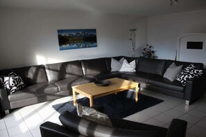 Fernseher, Kamin