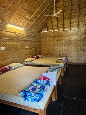 Family Double Room, Balcony, Garden View | Laptop workspace