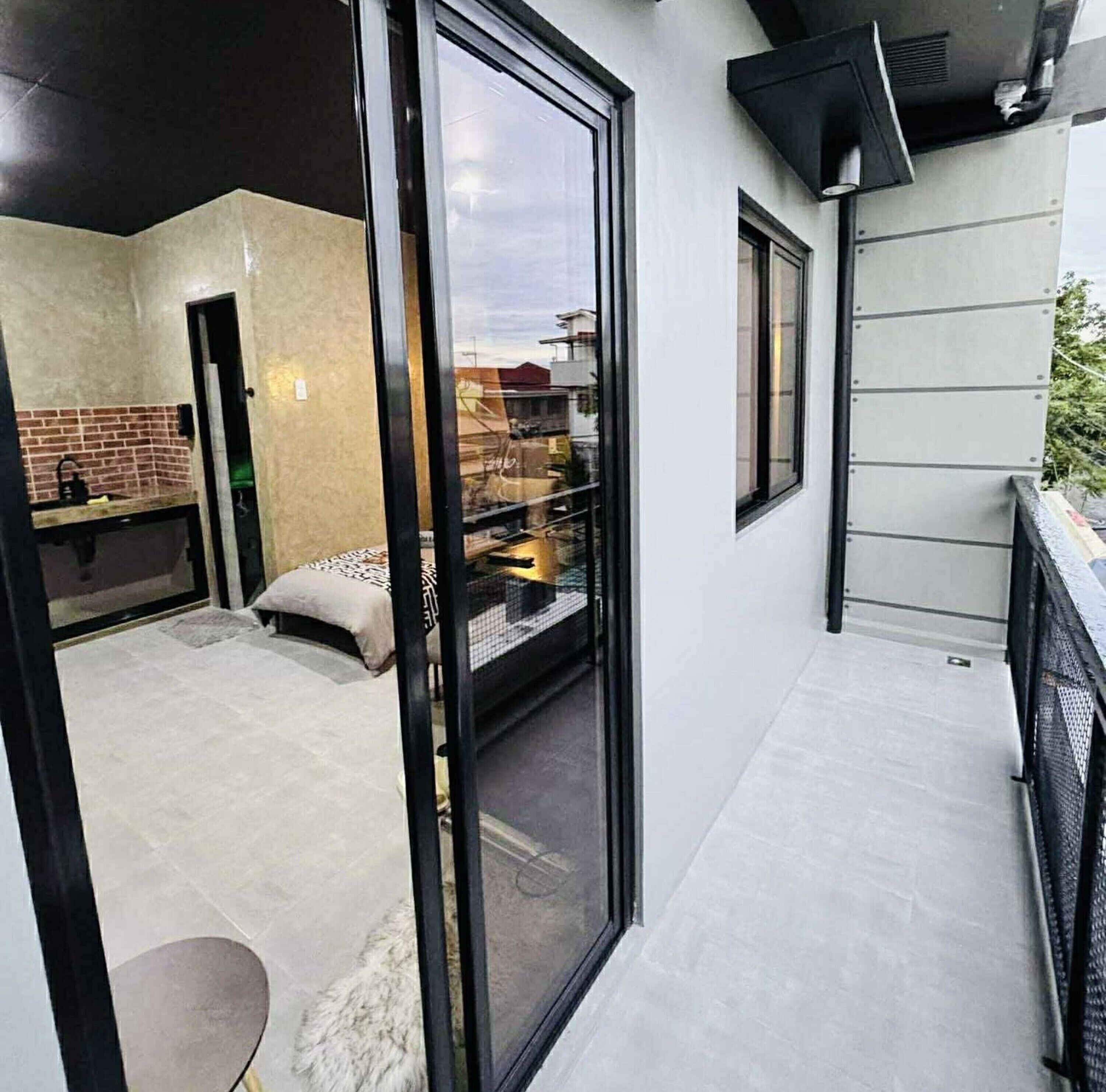 Uitzicht vanuit de kamer