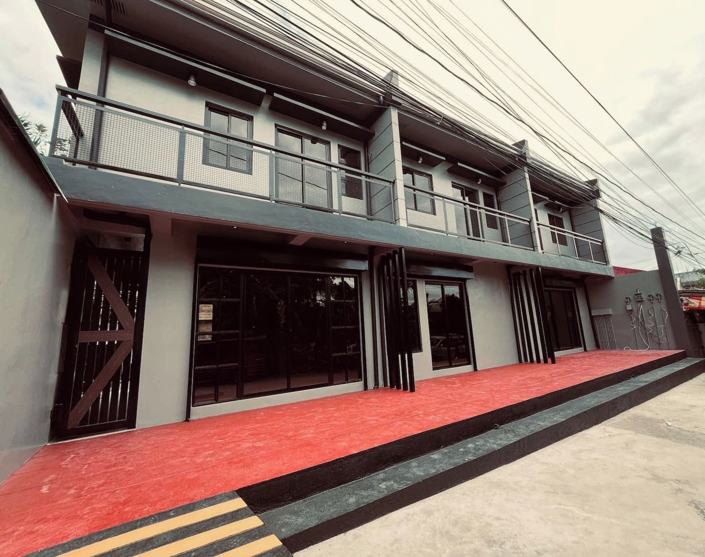 Voorkant van accommodatie