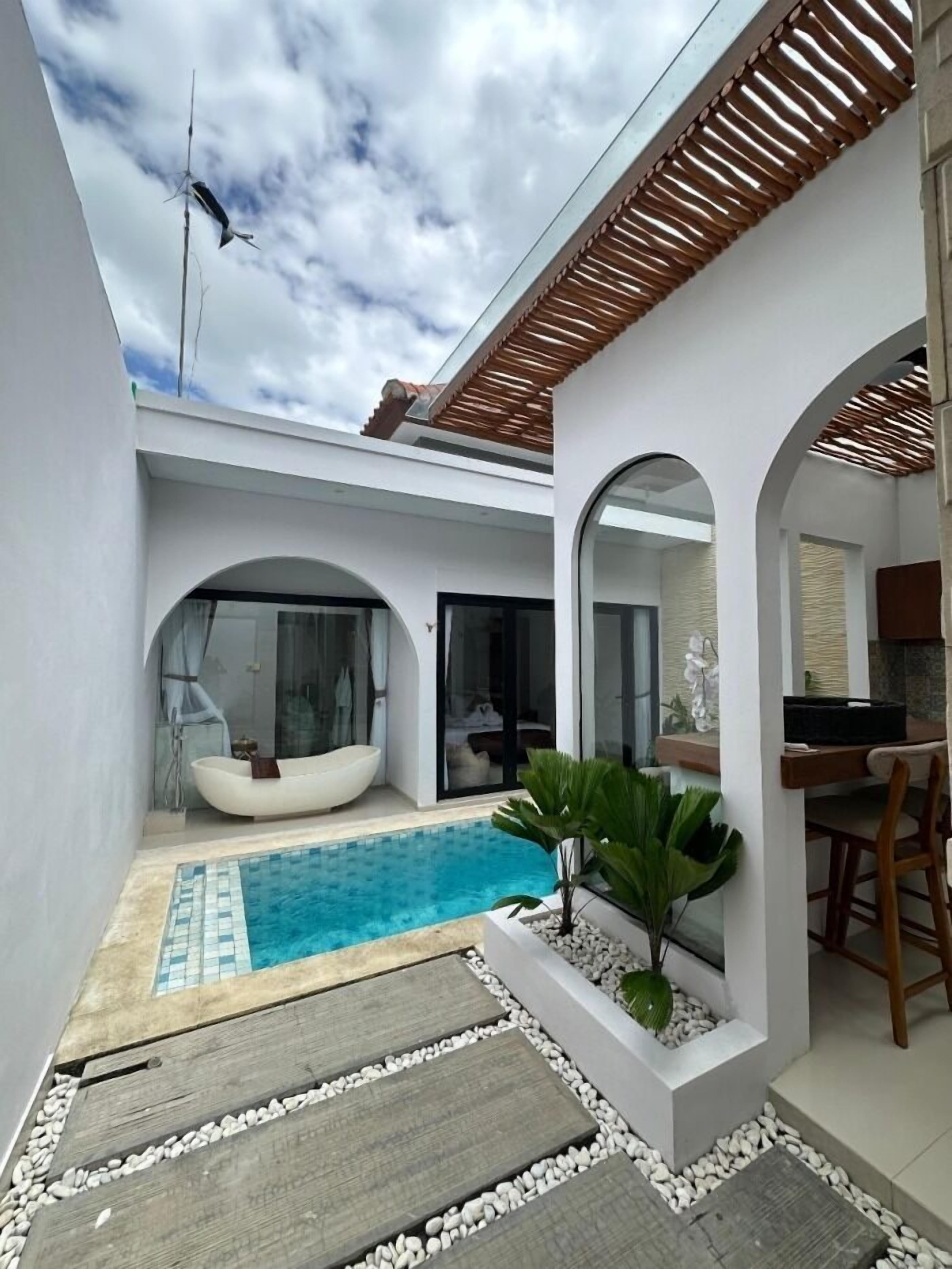 Villa - 1 sovrum - privat pool | Skrivbord, gratis wi-fi och sängkläder