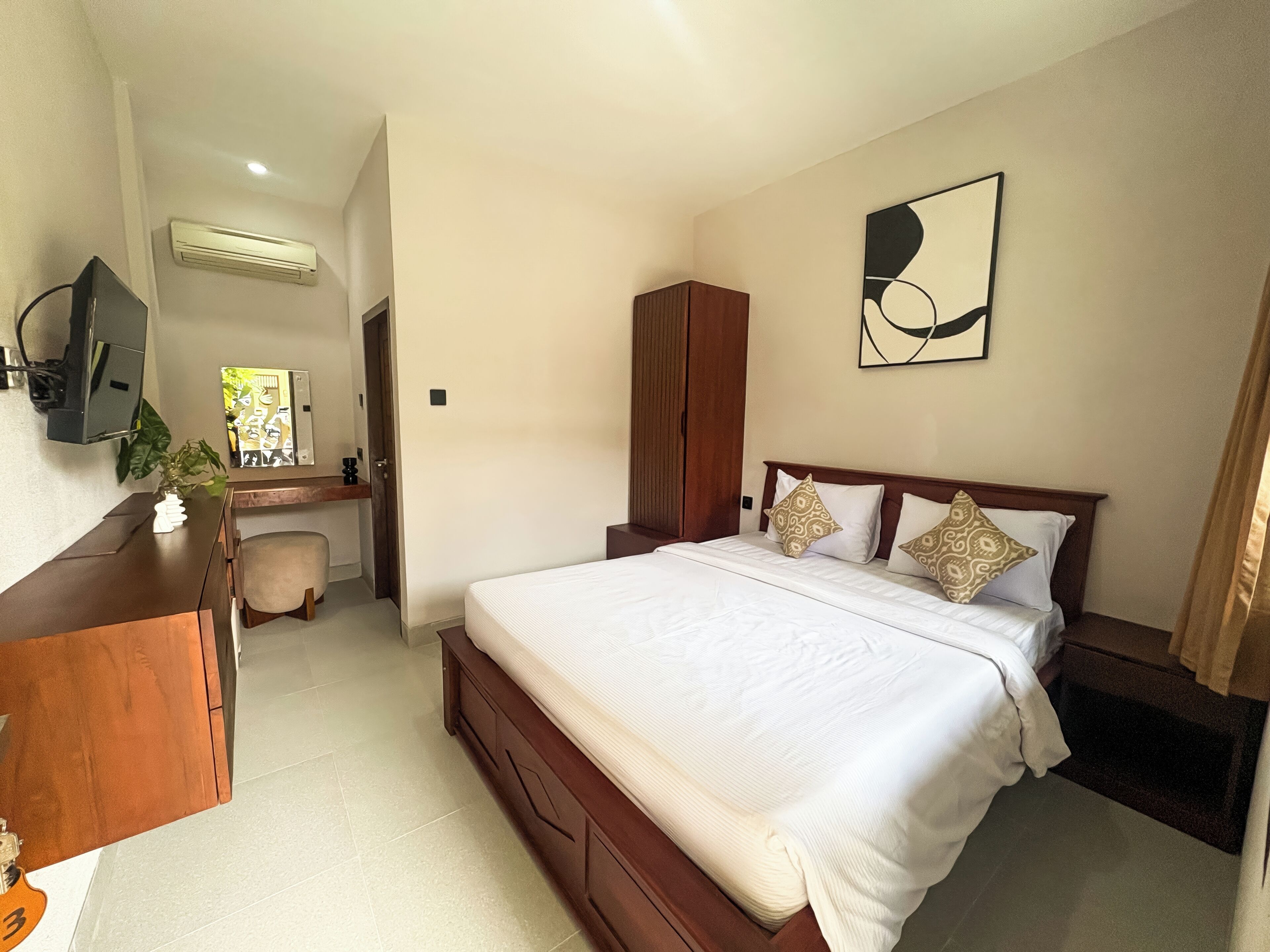 豪華客房 | 書桌、免費無線上網、床單