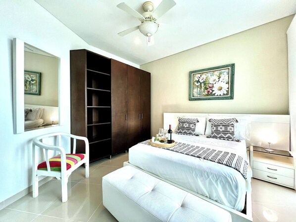 Apartment, 3 Bedrooms, Accessible, Smoking - Luxurious 3-bedroom Apartment With Shared Pool in Bolívar (Cartagena)
