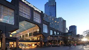 A modern building with a large glass facade and the name "Southgate" prominently displayed.