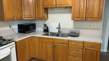 Microwave, oven, stovetop