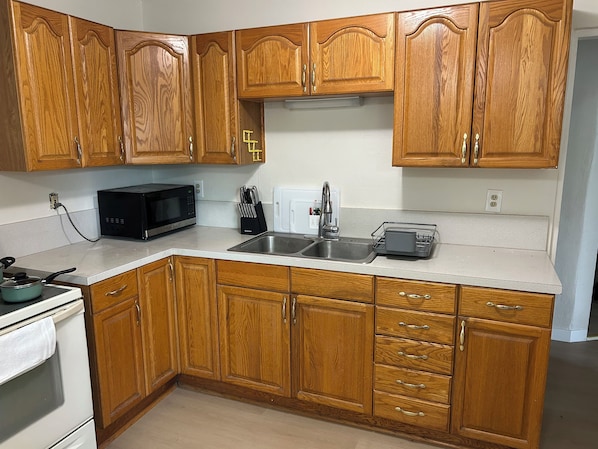 Microwave, oven, stovetop