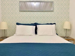 2 habitaciones, tabla de planchar con plancha y wifi gratis