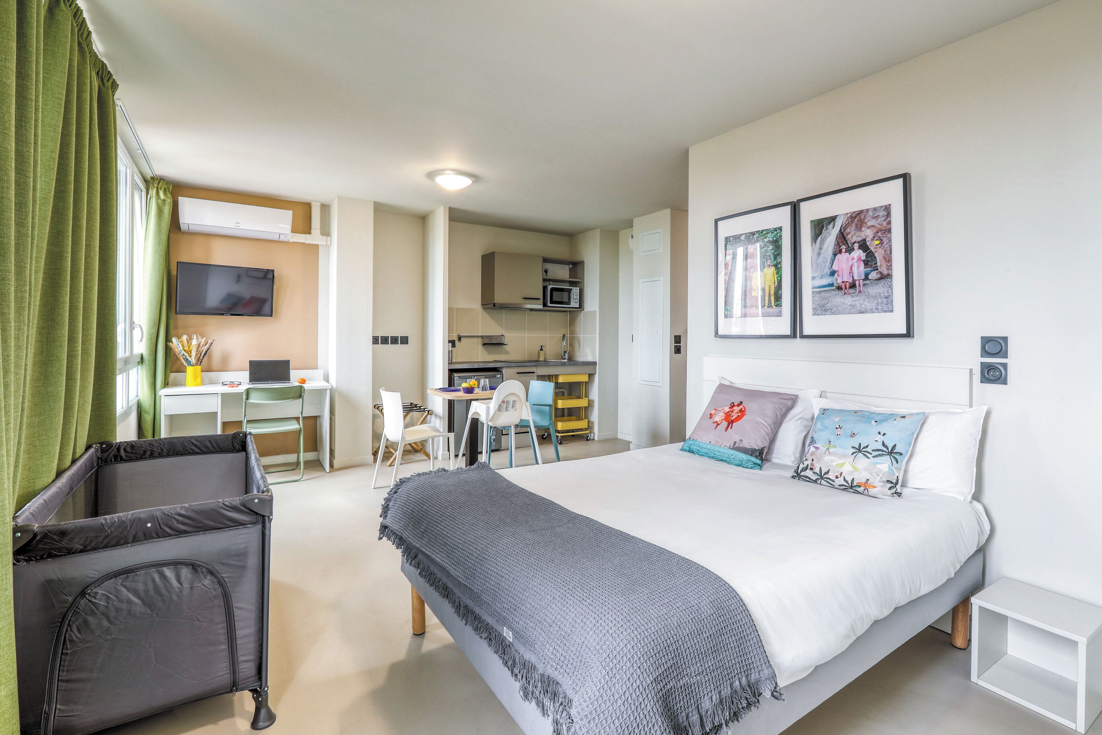Family Studio | Soundproofing, free WiFi, bed sheets