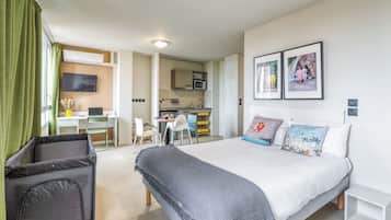 Family Studio | Soundproofing, free WiFi, bed sheets