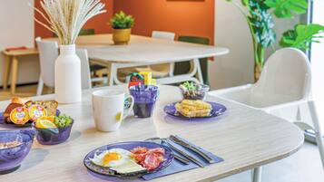 Daily buffet breakfast (EUR 15 per person)