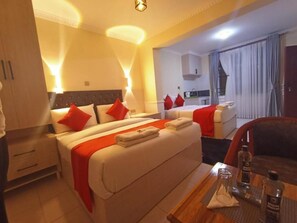 Executive Double Room, City View | Free WiFi, bed sheets