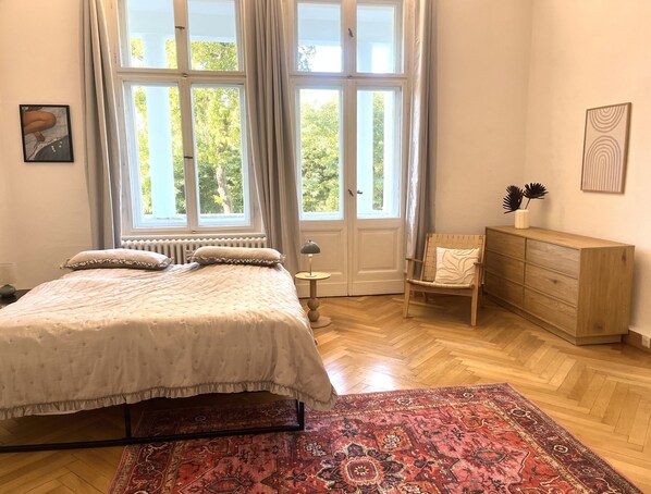 3 bedrooms, free WiFi, bed sheets - Vacation apartment with 2 free parking spaces (Frankfurt (Oder))