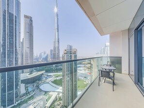 Luxury Apartment, Balcony, City View | Balcony view