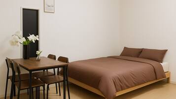 Blackout drapes, iron/ironing board, free WiFi