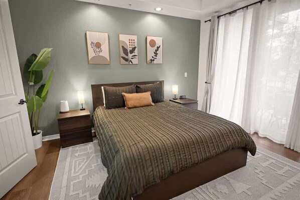 2 bedrooms, desk, iron/ironing board, free WiFi