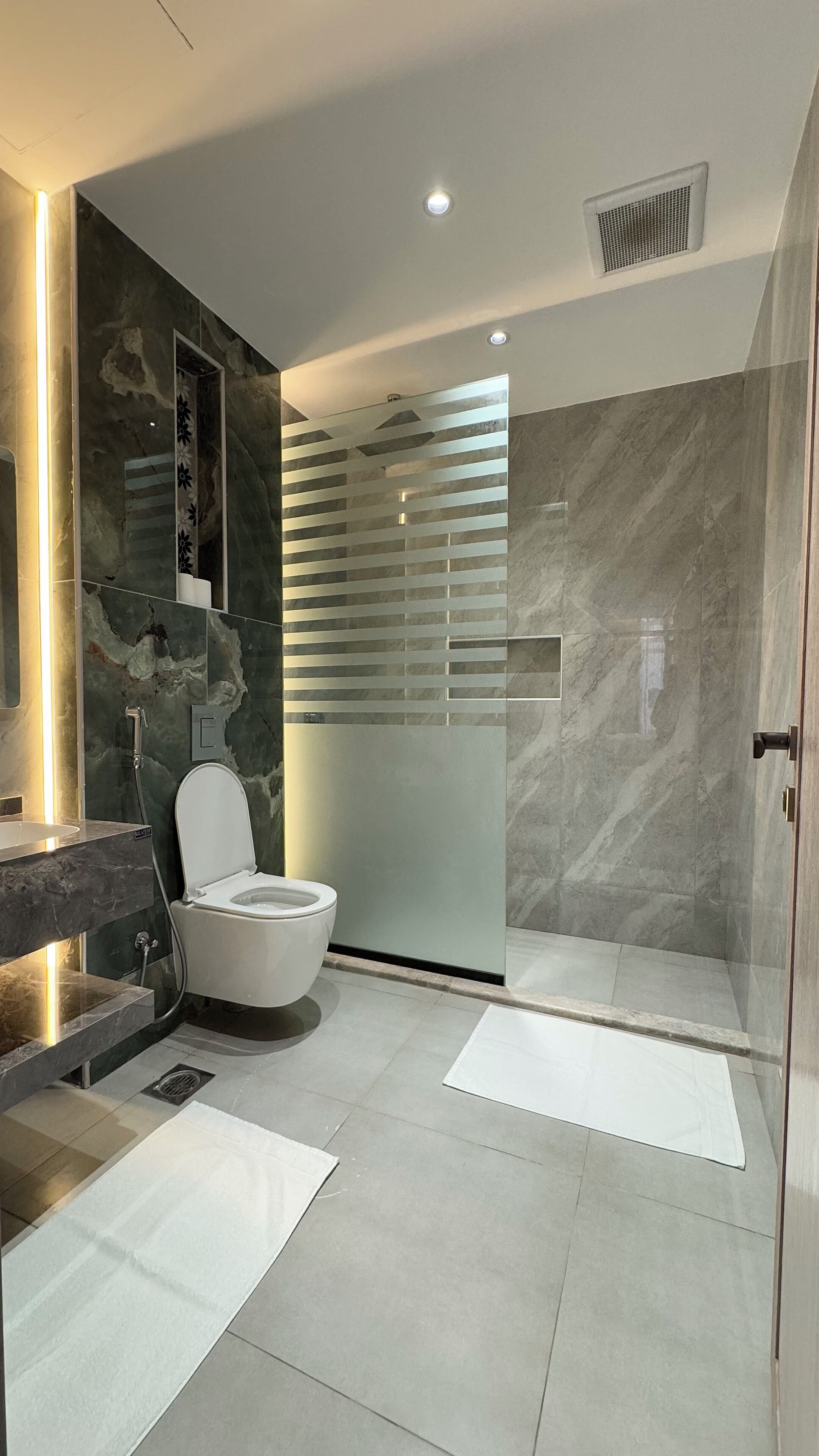 Regadera, amenidades de baño gratuitas, toallas, jabón 