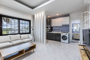 Ocean Suite Twin | Area soggiorno | Pavimenti riscaldati