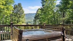 Outdoor spa tub - Smoky Mountain Views | Hot Tub | Game Room | 4BR (Gatlinburg)