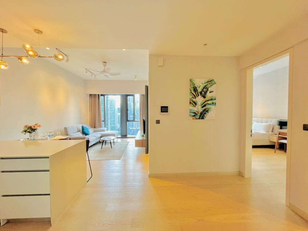 City Apartment | Living area | Flat-screen TV, fireplace