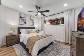 2 chambres, bureau, fer et planche à repasser, Wi-Fi gratuit