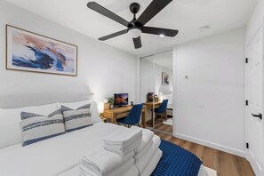 2 bedrooms, desk, iron/ironing board, free WiFi