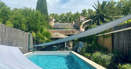 Spacious 5-bedroom house in Tourbes with AC - 5 mins from Pezenas