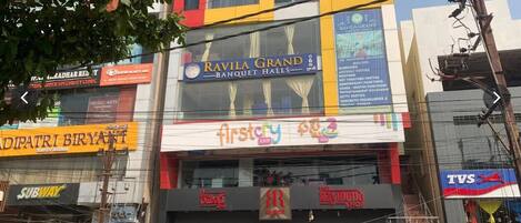 Majoituspaikan julkisivu