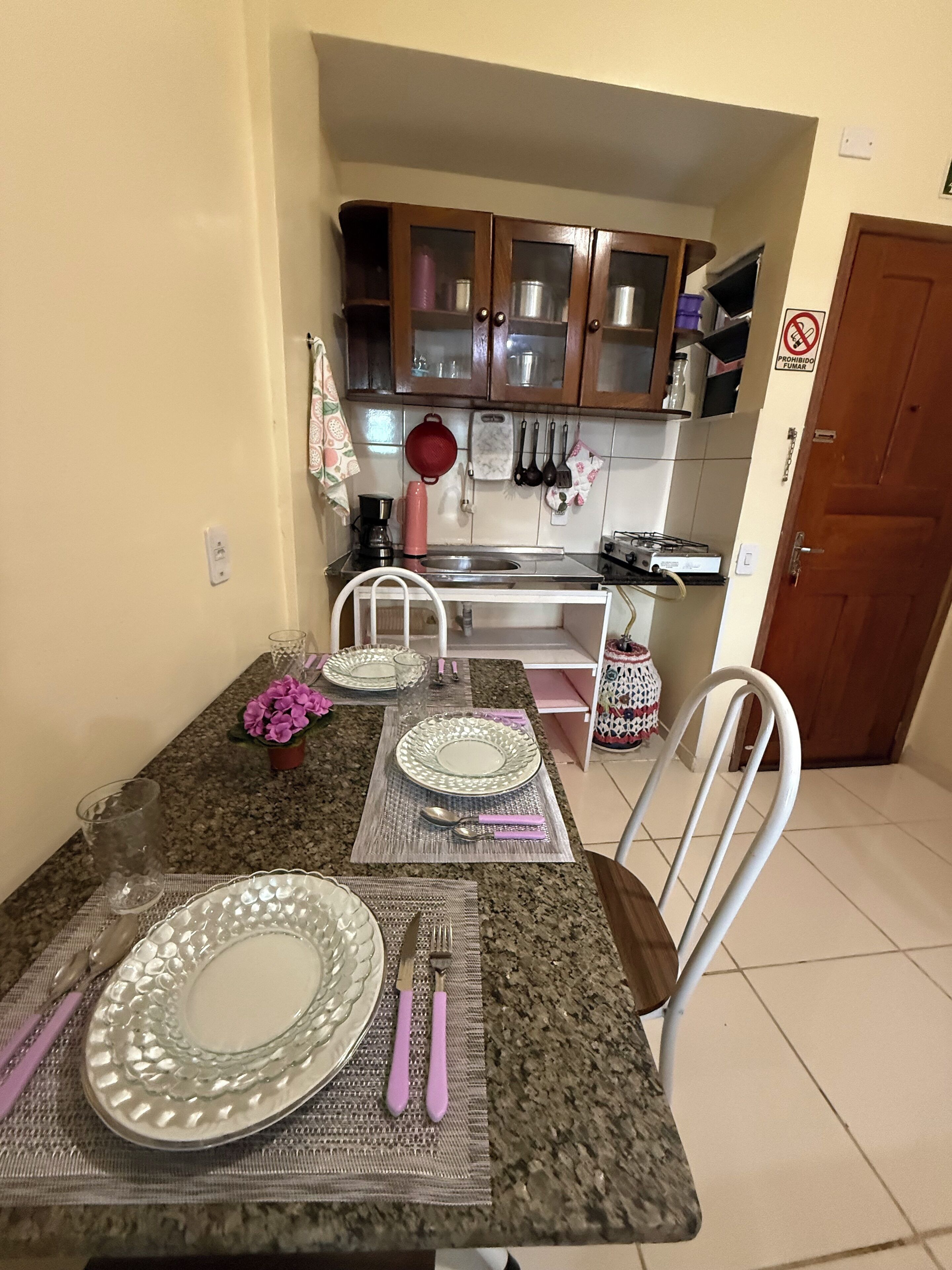 Family Studio, Multiple Beds | Private kitchen | Full-sized fridge, microwave, coffee/tea maker, cookware/dishes/utensils